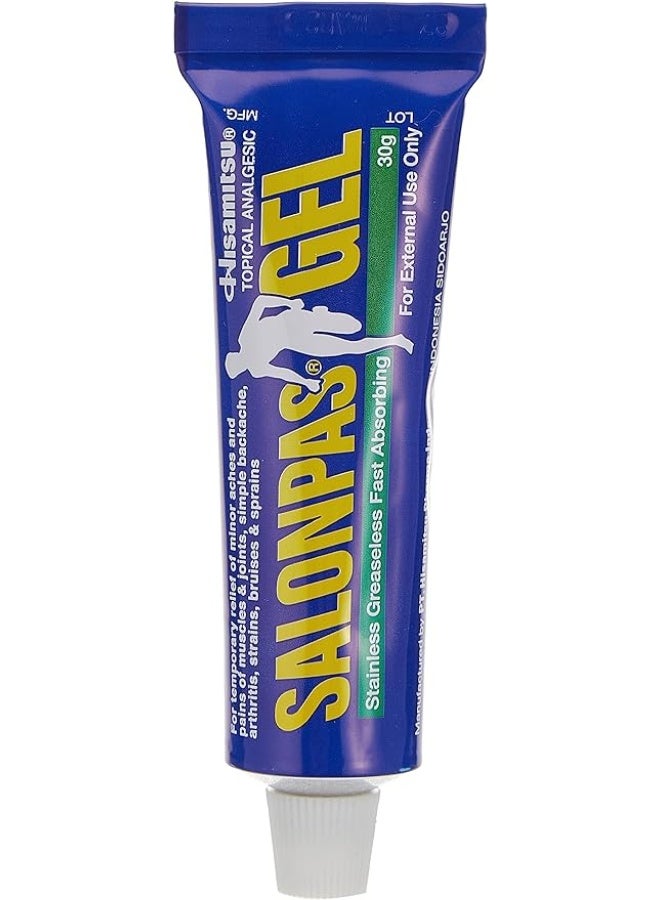 Hisamitsu Salonpas Gel Topical Analgesic For Muscle & Joint Pain Stainless Greaseless & Fast-Absorbing 30G - Image 5